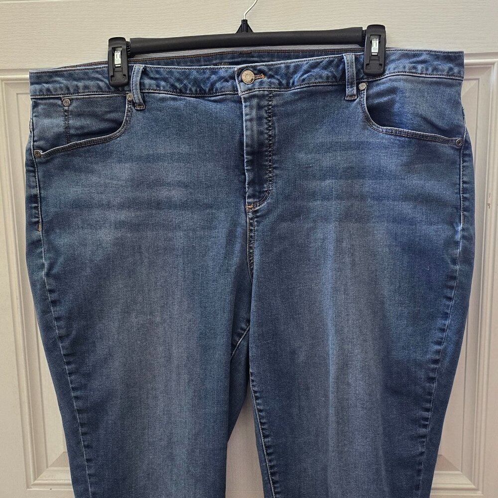 Talbot's 24w Heritage Crop jeans zip ankle